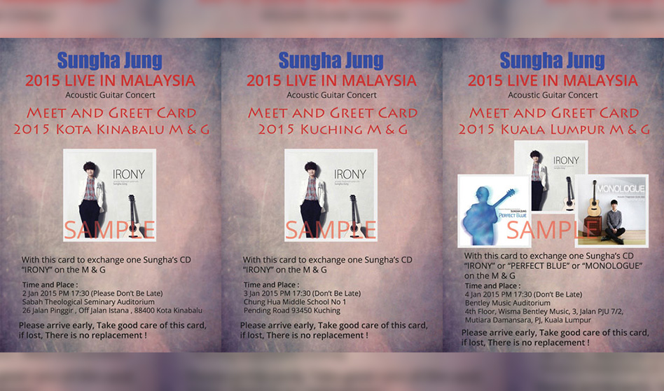 Sungha Jung Live In Malaysia 2015 Meet & Greet Session