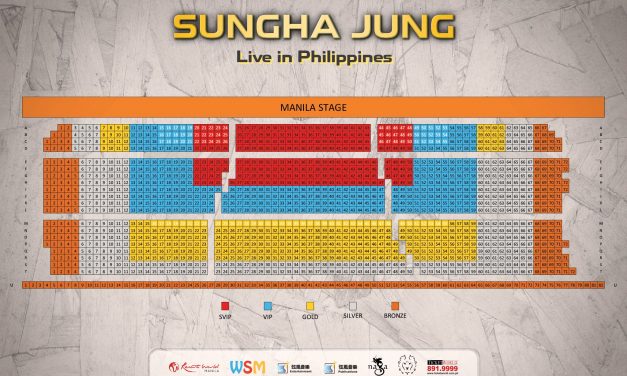 SEAT PLAN – Sungha Jung Live in Philippines 2018